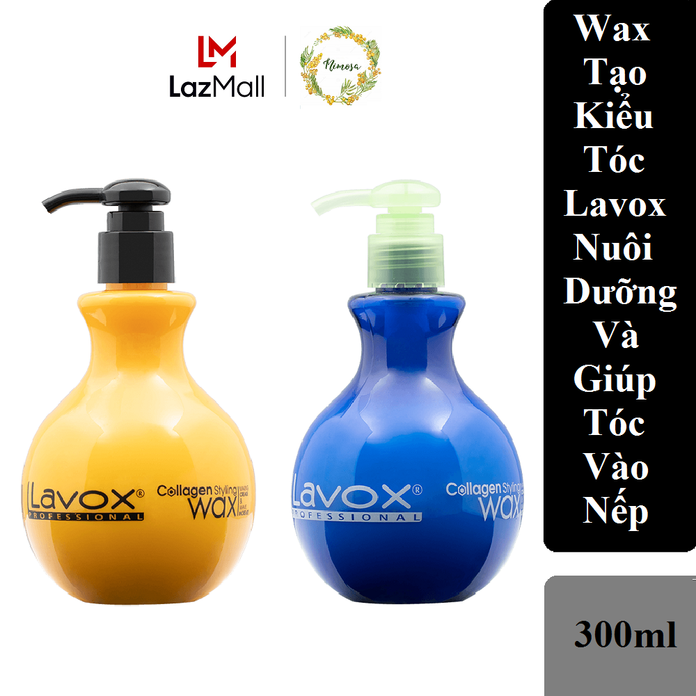 Wax Tạo Kiểu Tóc Lavox Bổ Sung Collagen Giúp Tóc Vào Nếp Và Nuôi Dưỡng Tóc 300ml