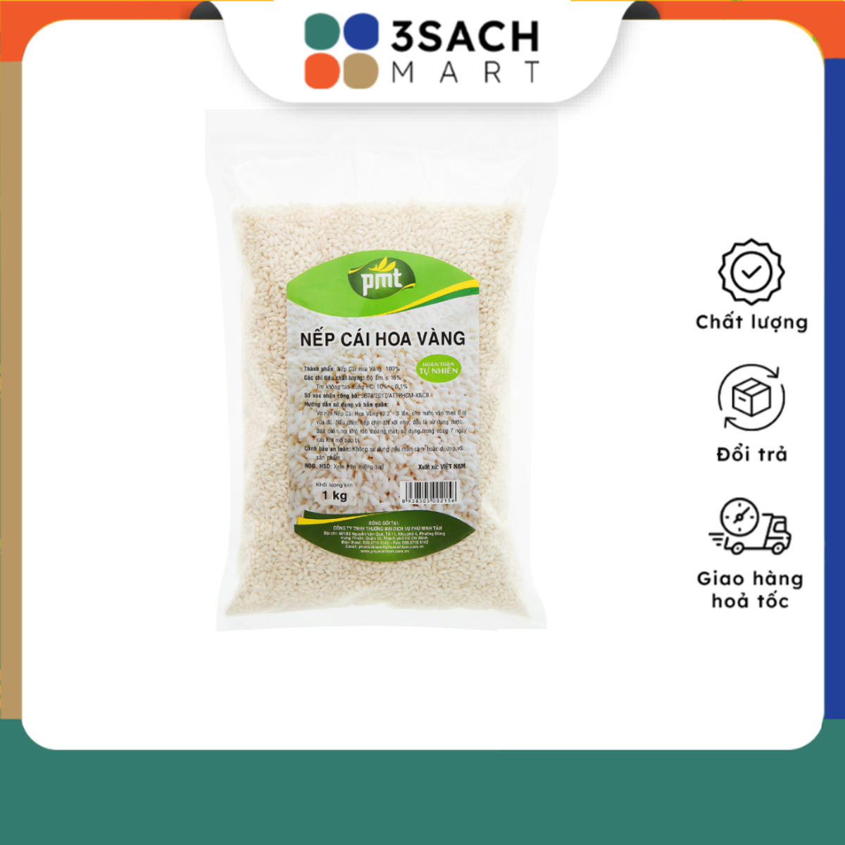 Nếp cái hoa vàng - gói 1kg