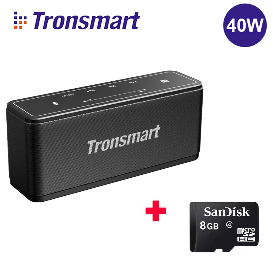 Loa bluetooth 5.0 tronsmart element mega 40w, hỗ trợ tws và nfc ghép đôi 2 loa - bảo hành 12 tháng