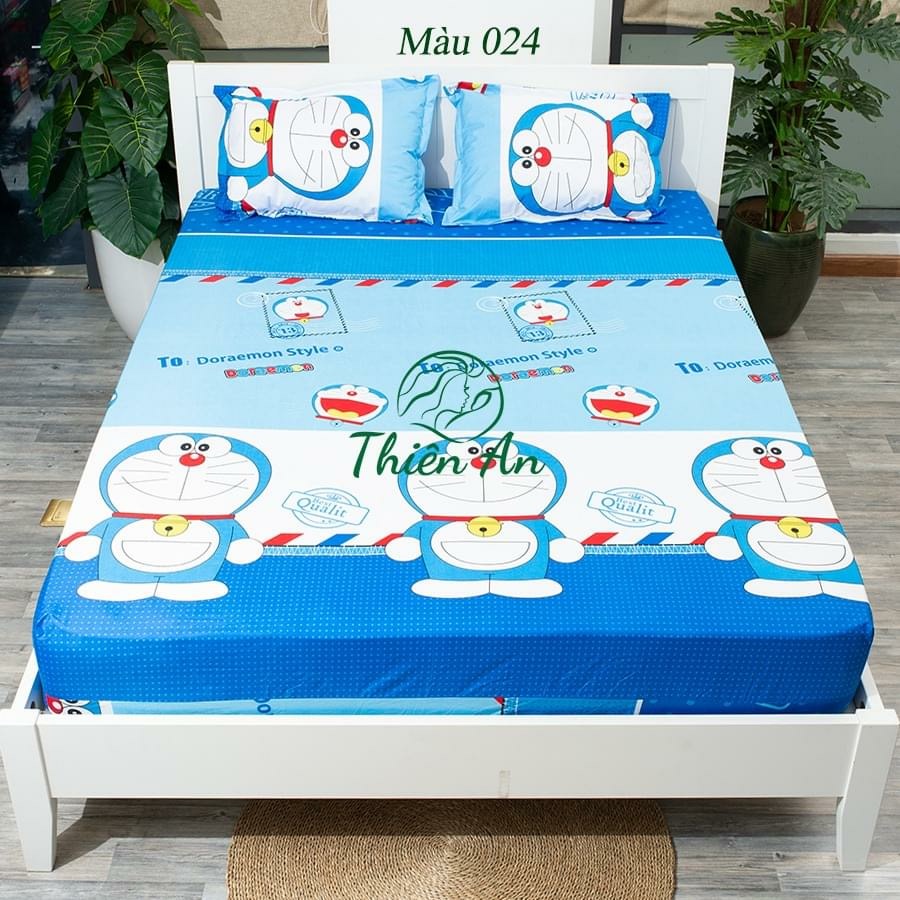 Bộ ga gối - set ga gối - ga chun bọc và 2 vỏ gối nằm