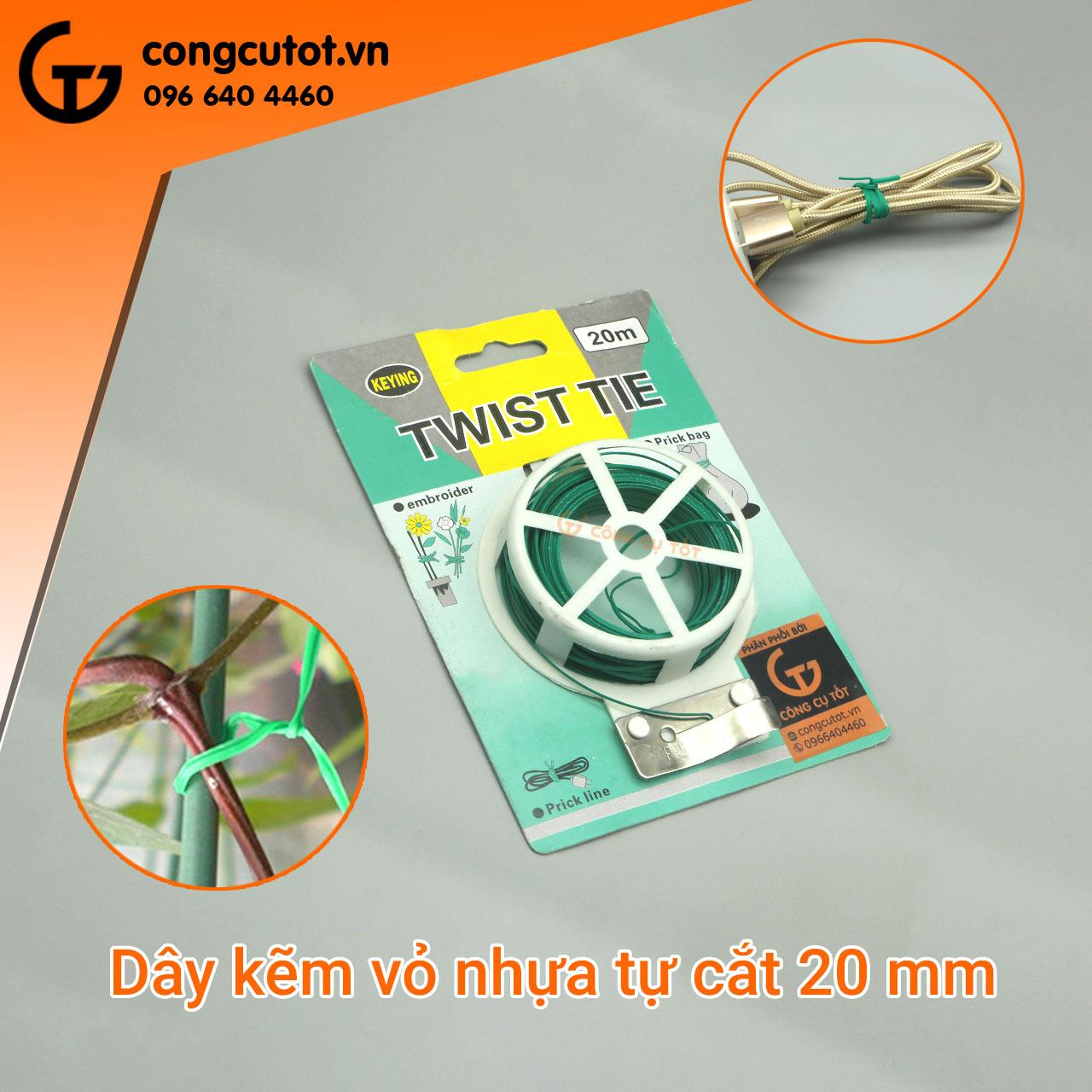 Cuộn dây buộc cành bọc nhựa các cỡ