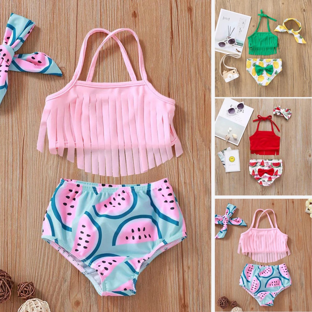 Bikini cho bé gái, đồ bơi trẻ em từ 10kg đến 46kg