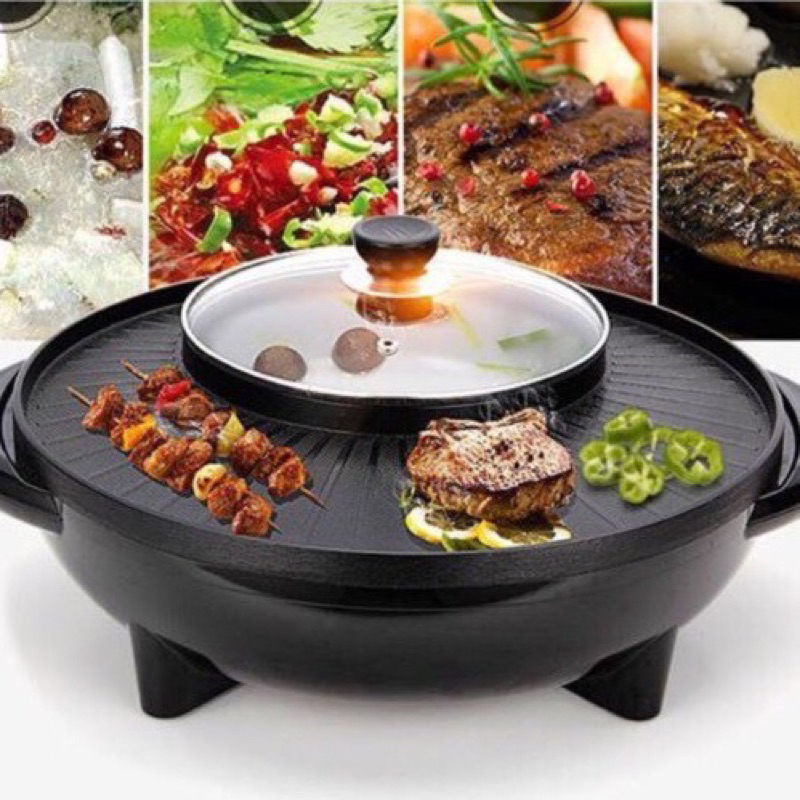 Nồi lẩu nướng tròn giá tốt tháng 10, 2023 | mua ngay bếp lẩu nướng đa năng 2 trong 1 giá tốt, giảm giá đến 40% bếp lẩu nướng hình tròn 2 trong 1, 2 nguồn điện