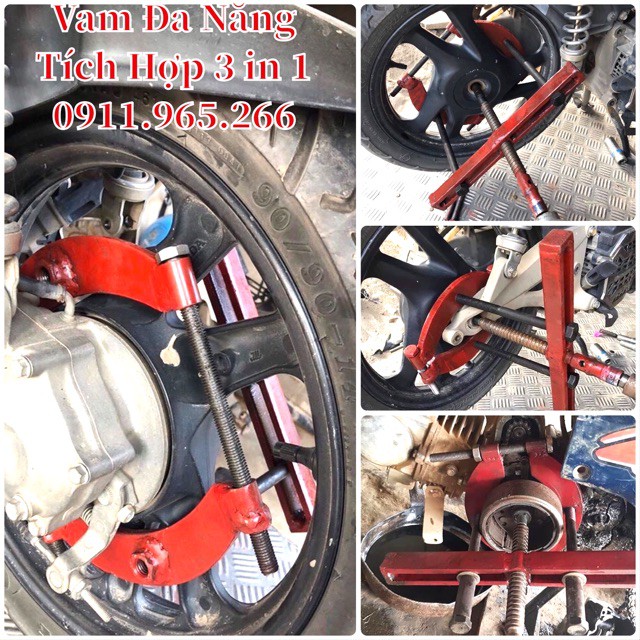 Vam đa năng tích hợp 3in1.dụng sửa xe máy