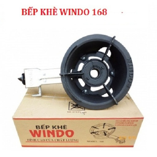 Bếp khè công nghiệp windo - 168 , dùng van cao áp lửa mạnh tiết kiệm ga- hàng chính hãng