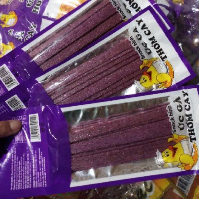 Combo 10 gói snack tăm cay tím