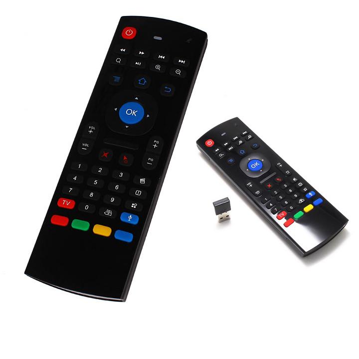 Chuột bay kiêm bàn phím km900 cho smart tivi, android box cao cấp