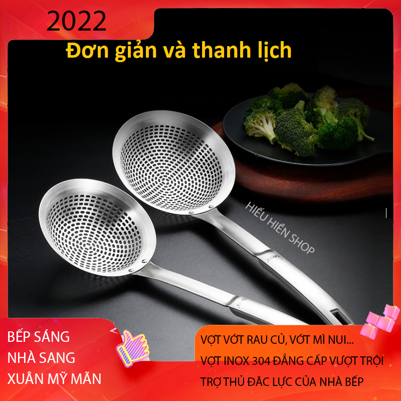 [HCM]VỢT INOX 304 SÂU LÒNG DÙNG VỚT MÌNUIRAU CỦ QUẢ...TIỆN LỢI -DỤNG CỤ NHÀ BẾP-DỤNG CỤ VỚT MÌ