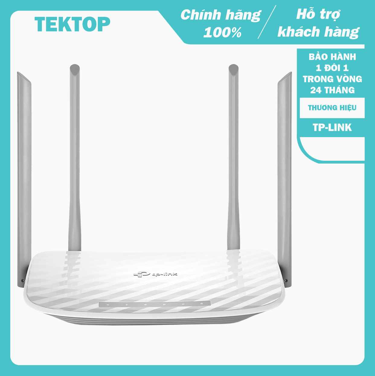 Bộ phát wifi băng tần kép TP-Link Archer C50 dành cho gia đình, tốc độ nhanh gấp 3 lần so với chuẩn N