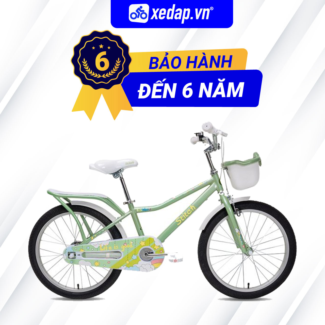 Xe đạp trẻ em youth stitch rainbow – bánh 20 inches