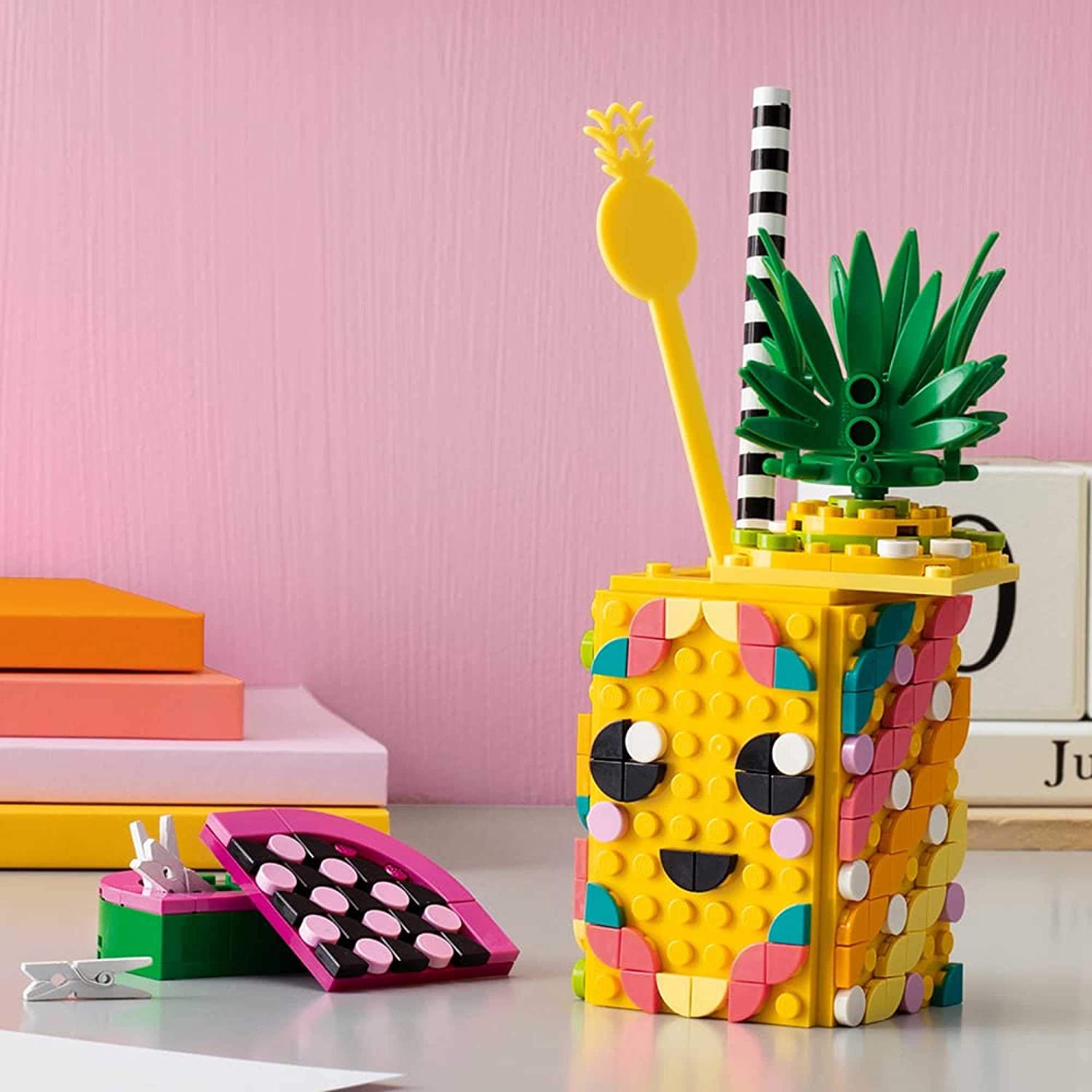 Diy Craft Lego Dots Pineapple Pencil Holder Amazon Lego 41906 Dots