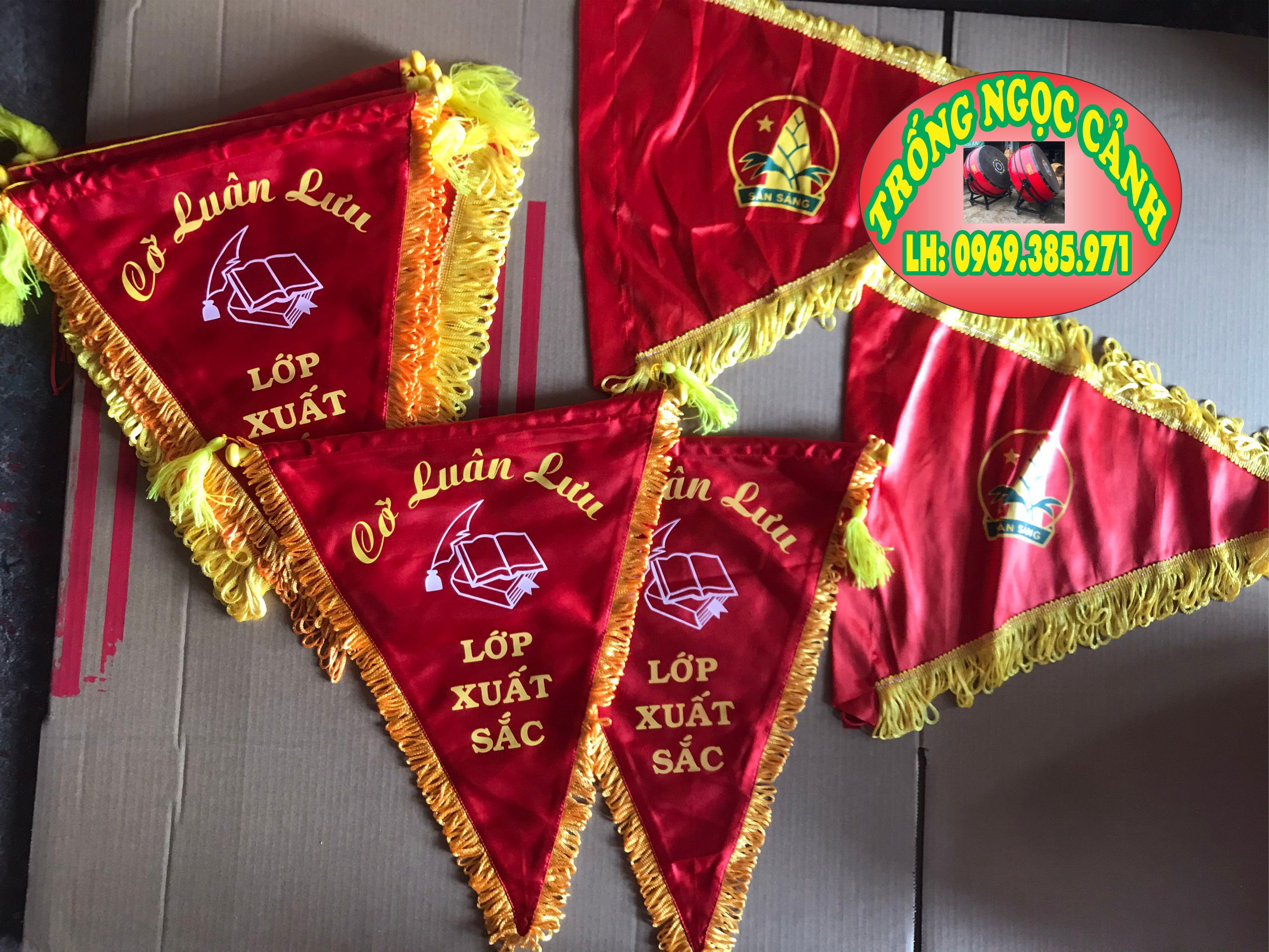 Cờ luân lưu, Cờ chỉ huy Cờ to đoàn đội trường học