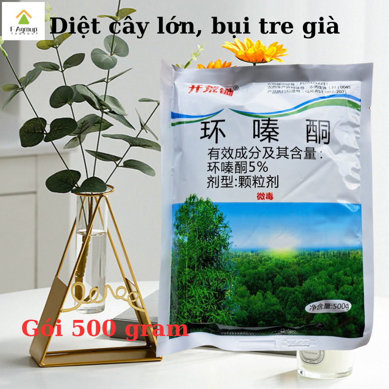 Thuốc diệt cây lớn, diệt bụi tre già, diệt cỏ dại, chỉ cần rắc quanh gốc diệt cây to