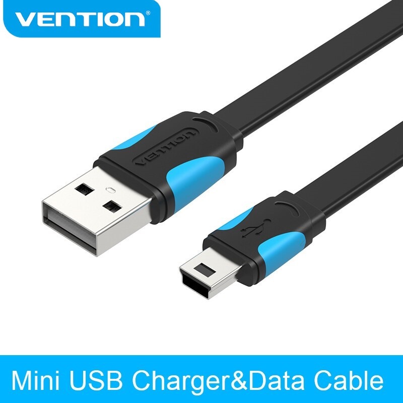 Usb - cáp usb 2.0 to mini usb 5 pin dài 1.5m vention vas-a14-b150, dài 1.5m dùng cho máy ảnh canon,...