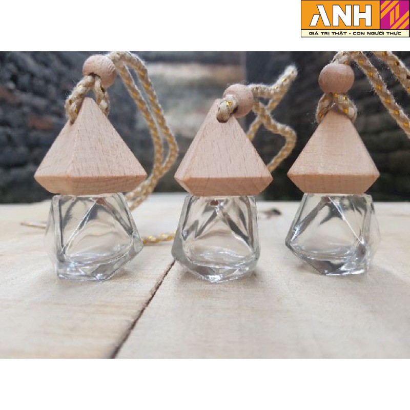 Lọ lục lăng đựng tinh dầu treo xe, treo tủ.