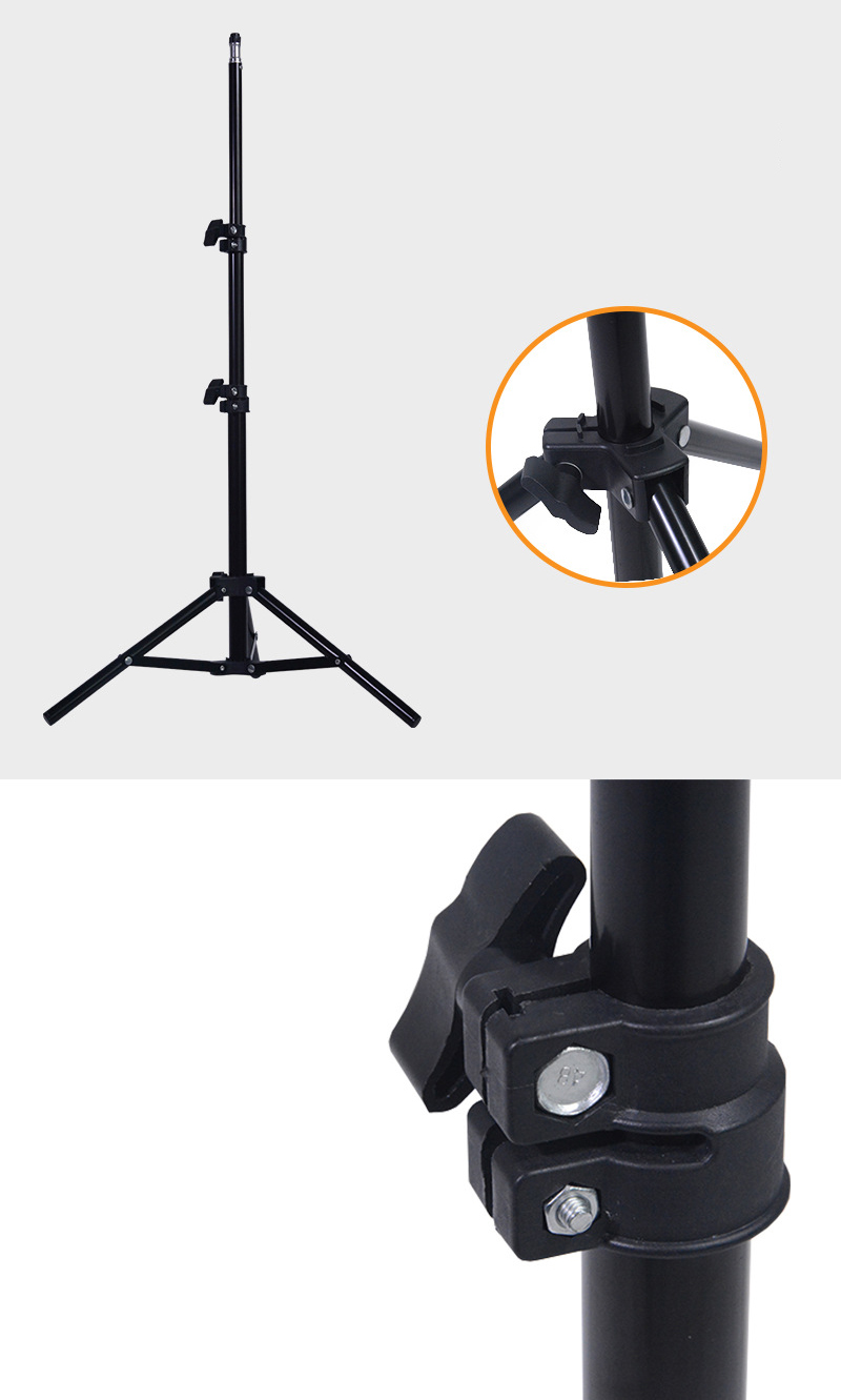 Chân Đèn Studio, Chân Đèn Flash Cho Chụp Ảnh, Quay Phim, Chân Đèn Livestream. Tặng kèm 1 kẹp điện thoại 55-85mm