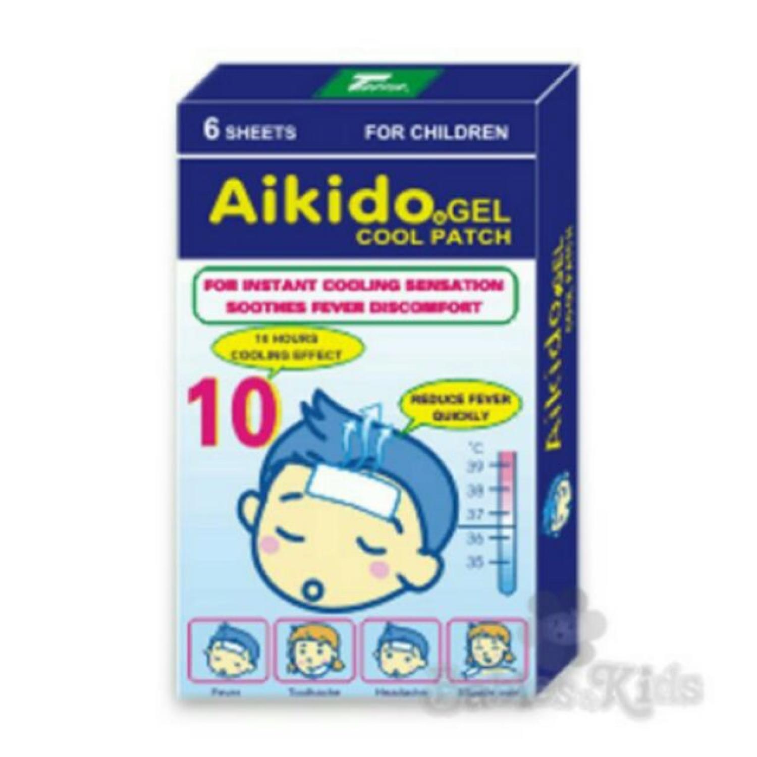 Hộp 6 miếng dán hạ sốt akido