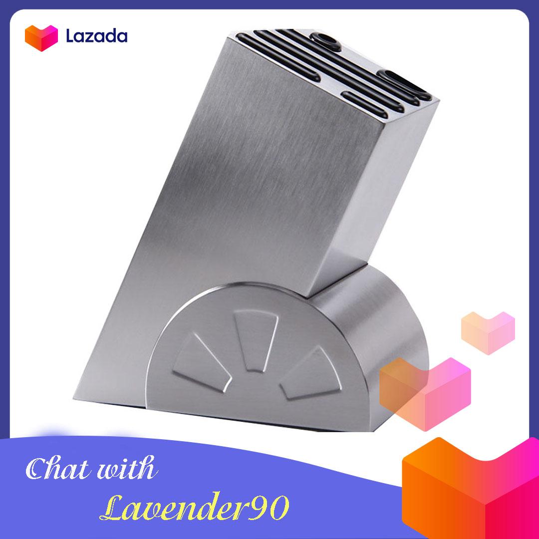 Kệ để dao inox nguyên khối dày đẹp cho căn bếp gọn gàng và sang trọng   - Kệ dao inox - Giá dắt dao inox - Giá inox - Giá dao - Ống dắt dao inox - Ống dắt dao