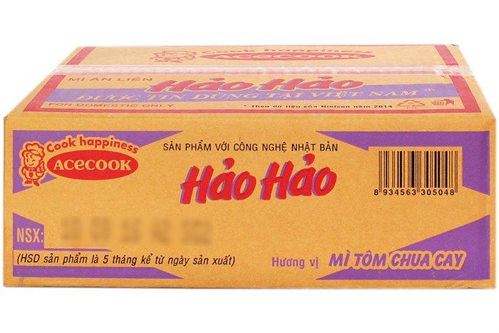 MÌ HẢO HẢO TÔM CHUA CAY THÙNG 30 GÓI x 75G