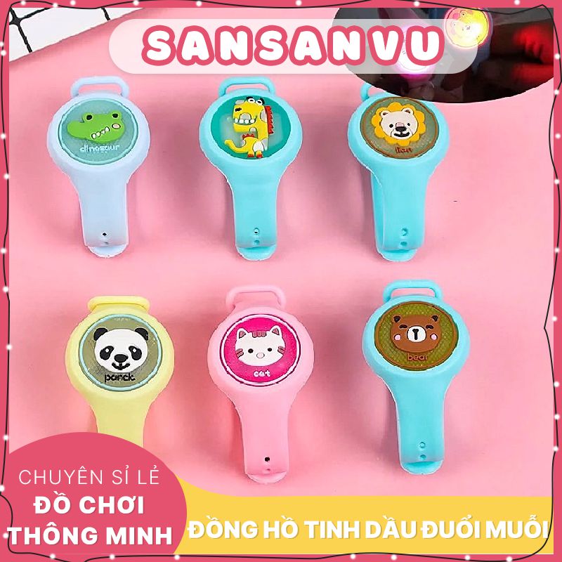 Đồng hồ đeo tay đuổi muỗi có đèn sáng cho bé