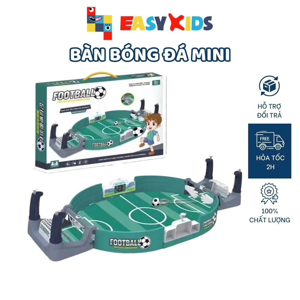 Bàn bóng đá mini đá banh đá bóng cầm tay, sân bóng đá mini đồ chơi vận động dành cho bé từ 3 tuổi