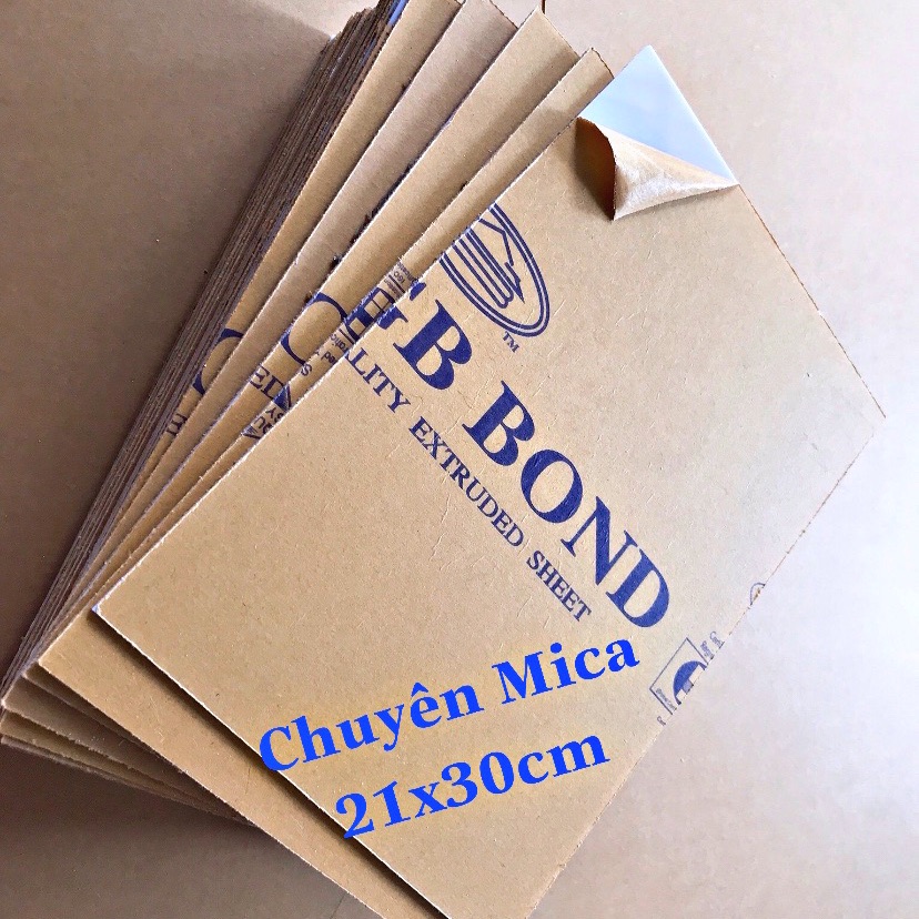[HCM]MICA TRẮNG SỮA 2MM ( 21x30CM - A4 )