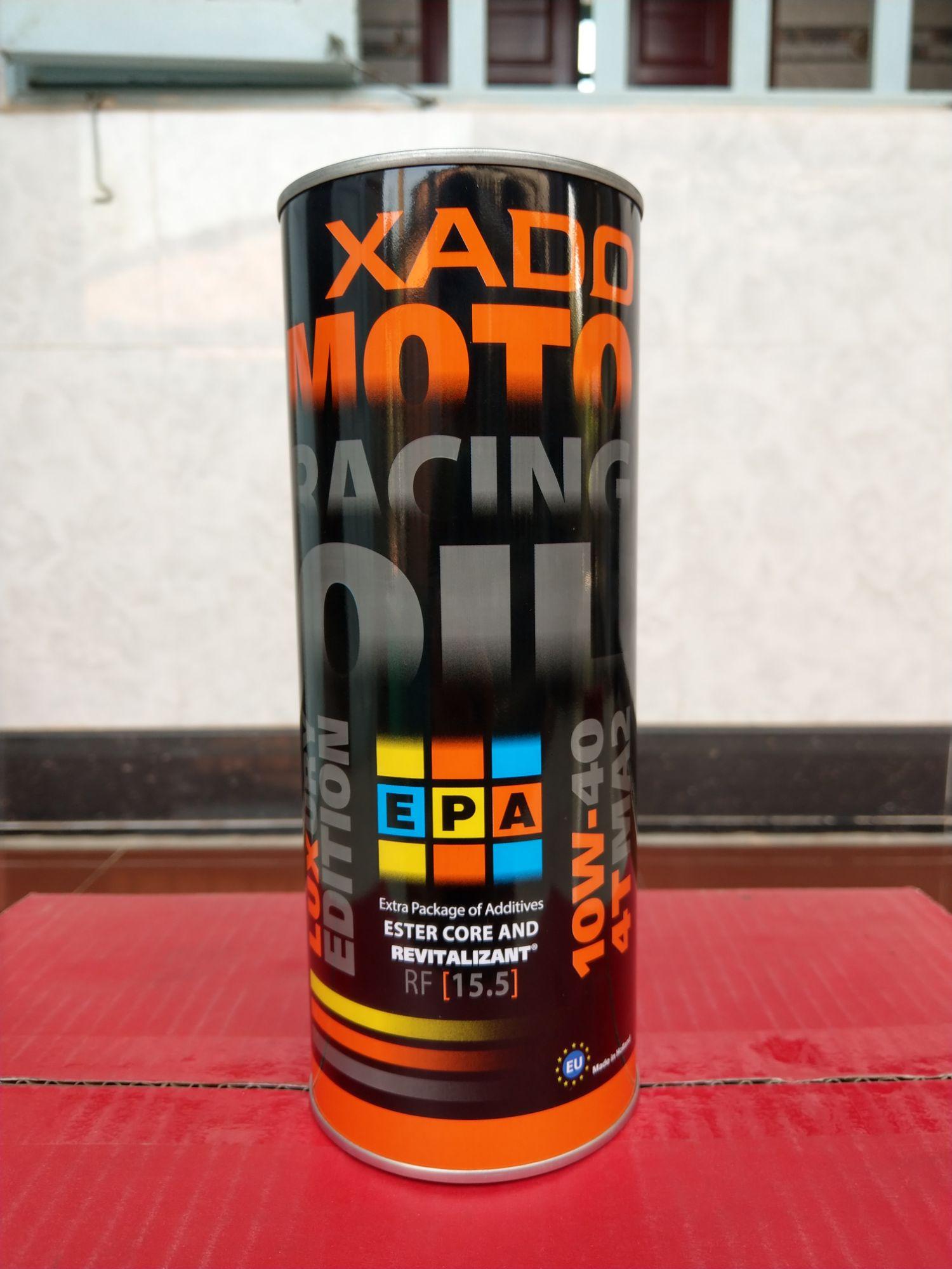 Nhớt Xado Racing V2 10W40 1L (100% Tổng Hợp)