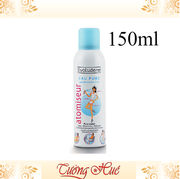 Xịt Khoáng Evoluderm Atomiseur Eau Pure Water 150ml - HÀNG CHÍNH HÃNG