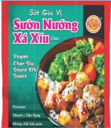 Sốt gia vị sườn nướng xá xíu chay âu lạc 80g