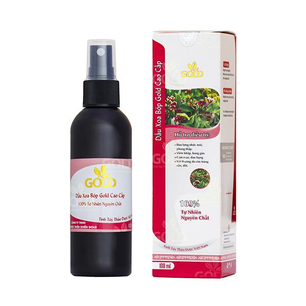 Dầu xoa bóp gold cao cấp 100 ml
