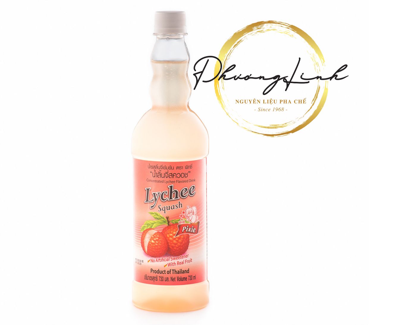 Siro/syrup mùi vải hiệu pixie thể tích chai 730ml sản phẩm như hình mô tả 100%