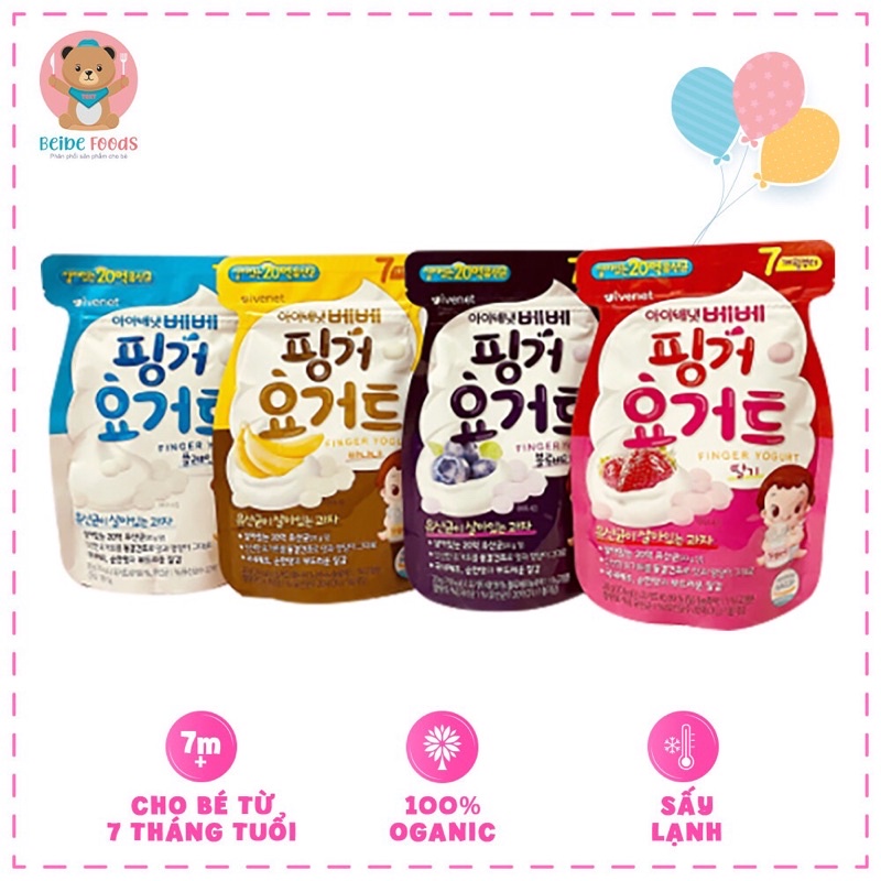 Sữa chua khô Ivenet Hàn Quốc cho bé từ 7m