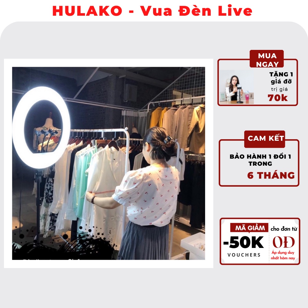 Đèn livestream hỗ trợ chụp hình - make up- live stream bán hàng - trang diem bh 12 tháng