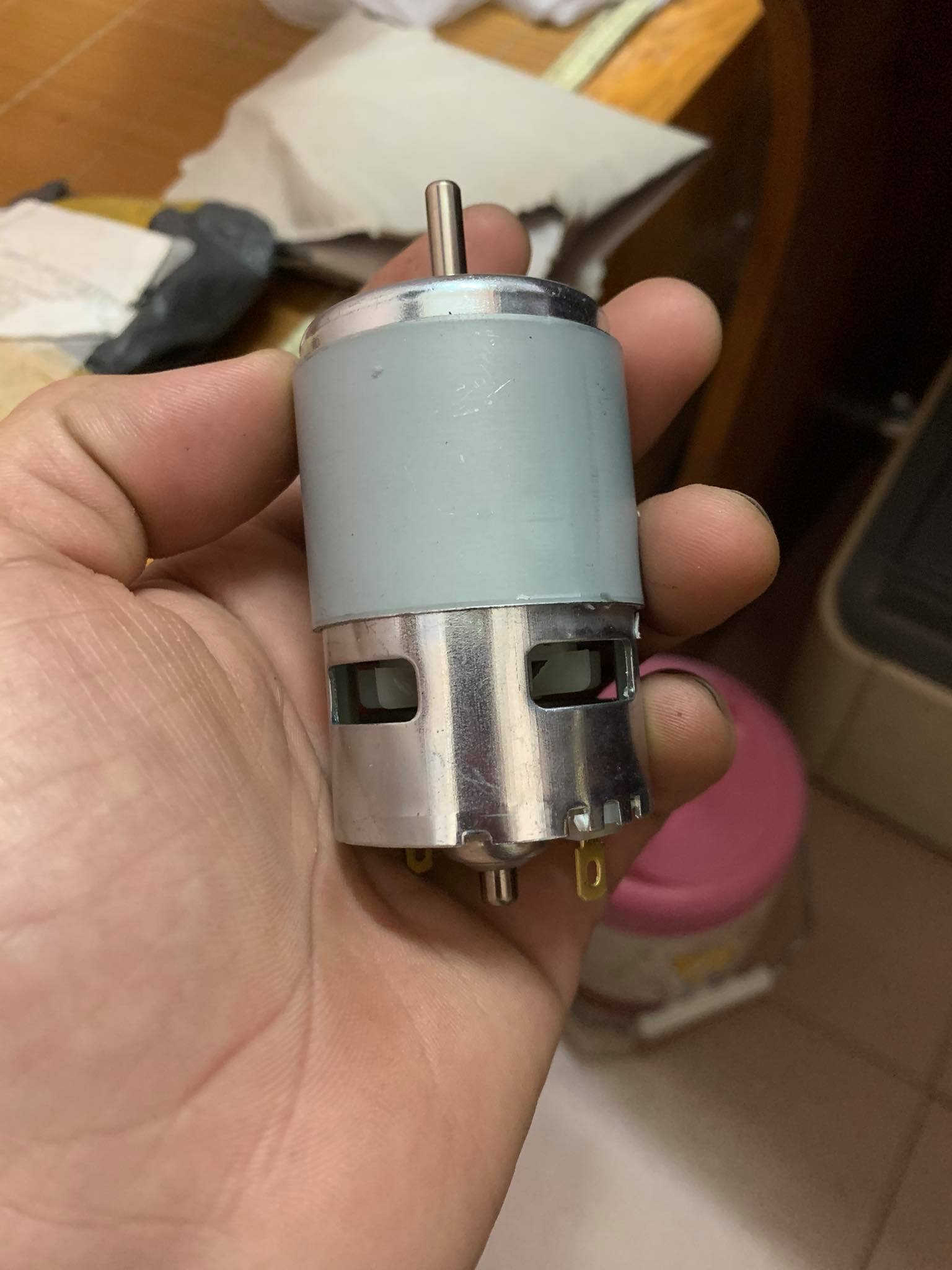 Mô tơ 775 Trục 5mm 12V Siêu Khỏe, motor 775, chế máy khoan,máy cắt,quạt,máy bơm