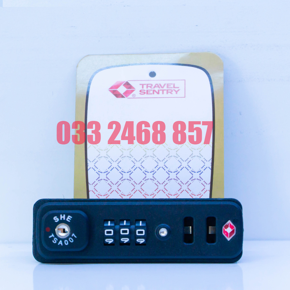 Ổ khóa hành lý vali mật khẩu 3 số tsa 007 chuyên vali nhựa