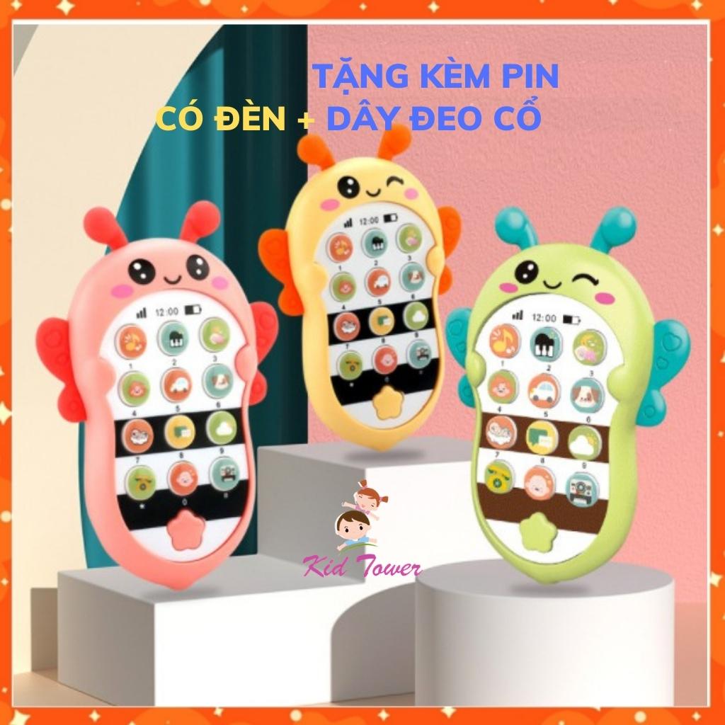 Điện thoại đồ chơi cho bé có nhạc và đèn hình con ong