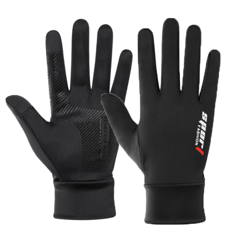 U0026 #039; Summer men fingerless mesh sun gloves outdoor five-finger mesh breathable quick gloves (driving, fishing, delivery, cycling) - 3