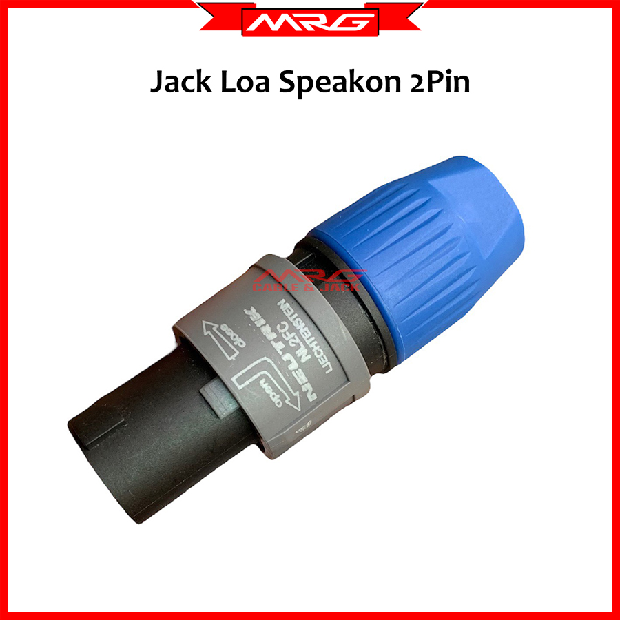 Jack Speakon 2Pin kết nối loa, giá 1 chiếc - SP | jack loa, jack cắm loa, rack loa, rack cắm loa, giắc loa, rắc loa, jack âm thanh.