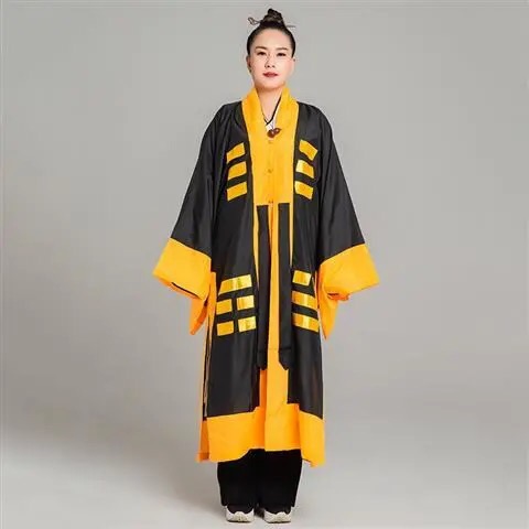 Áo cổ trang bát quái màu đen