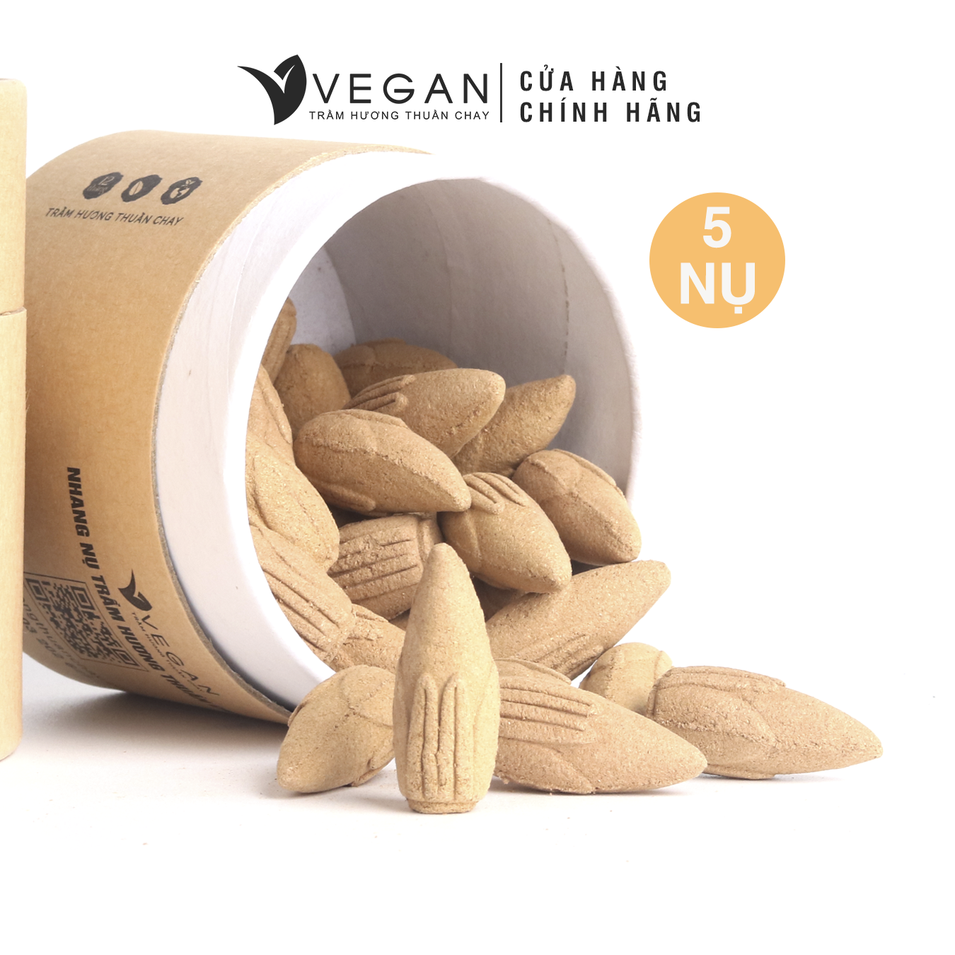 5 nụ Trầm Hương Thuần Chay dùng xông nhà, tẩy uế