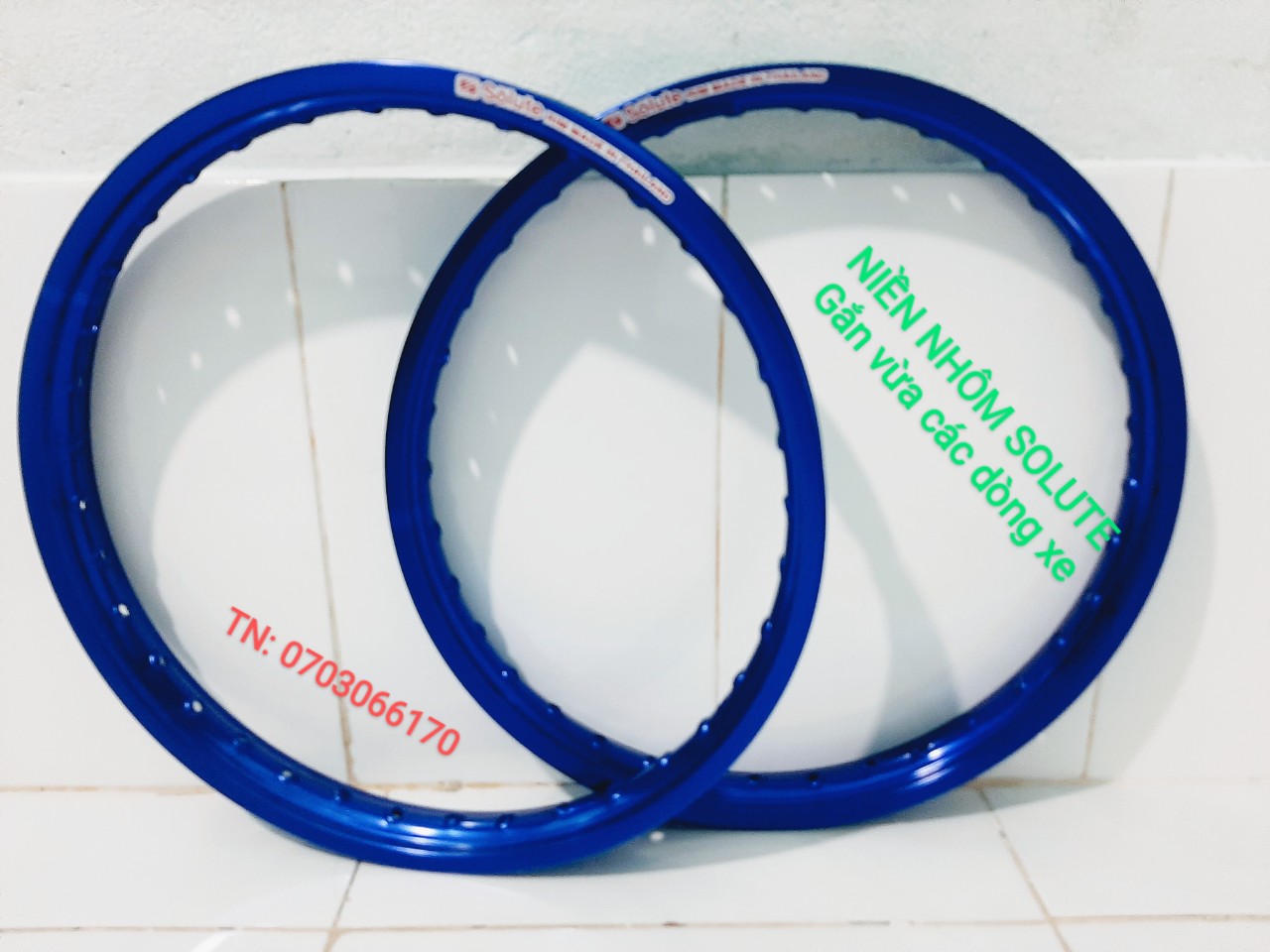Cặp niền nhôm solute thái lan 1.4 1.4 ,17 đủ màu lựa chọn gắn vừa các dòng xe