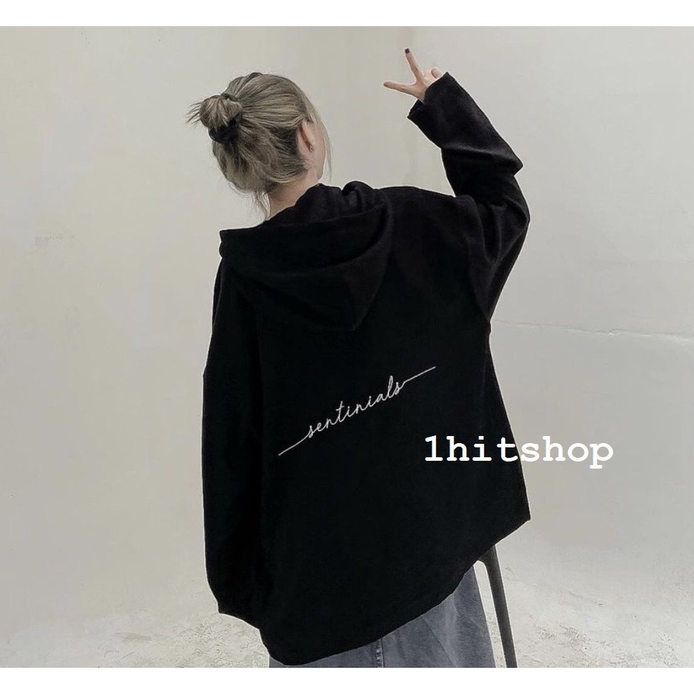 ♀❈  Áo KHOÁC Hoodie SENTI THÊU Ulzzang Unisex 1hitshop