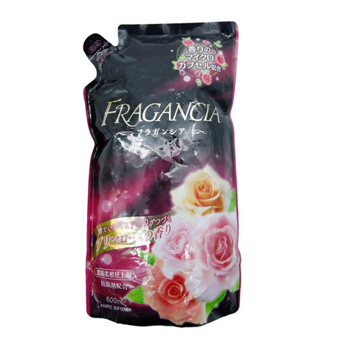 Nước xả vải đậm đặc hương hoa hồng 600ml 1500ml Rocket Nhật Bản hàng nhập khẩu