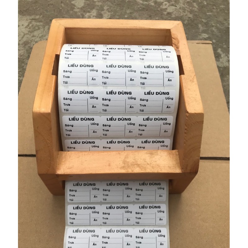 Tem dán chia liều nhà thuốc cuộn 6000 tem cam kết hàng đúng mô tả chất lượng đảm bảo an toàn đến sức khỏe người sử dụng