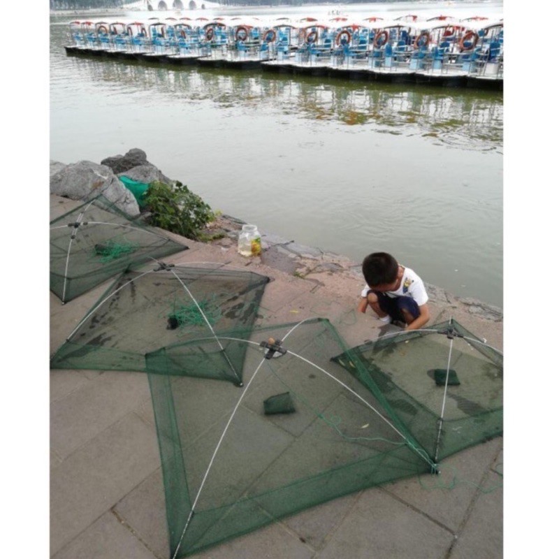 Vó bắt tôm, tép, cá...
