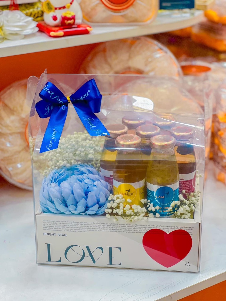 (CHỈ SHIP HỎA TỐC) giỏ quà yến đa dạng mẫu,quà tặng ý nghĩa sang trọng