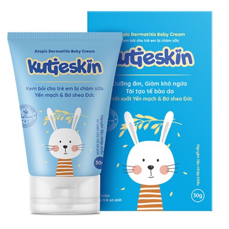 Kem bôi Chàm Sữa cho cho bé- Kutieskin