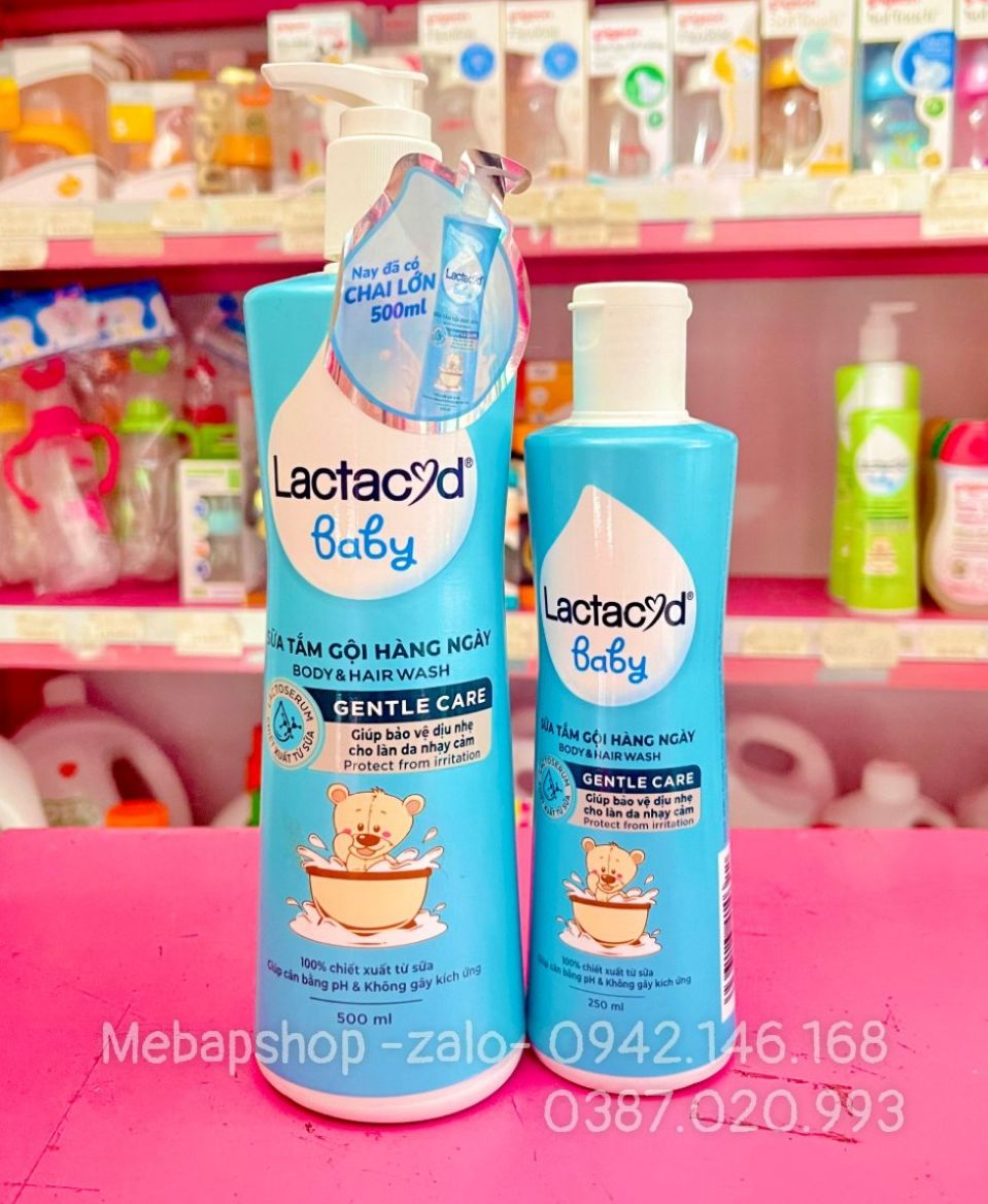 Sữa tắm gội lactacyd bb 250ml