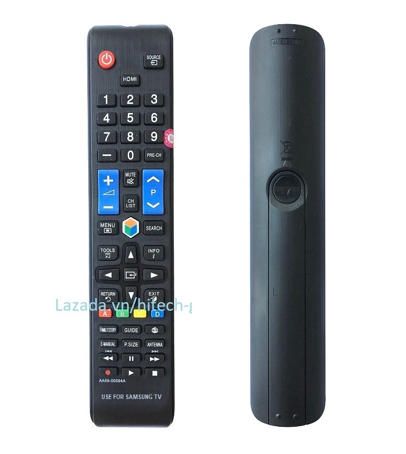 Remote điều khiển tivi samsung smart tv aa59-00581a aa59-00582a aa59-00594a kèm pin