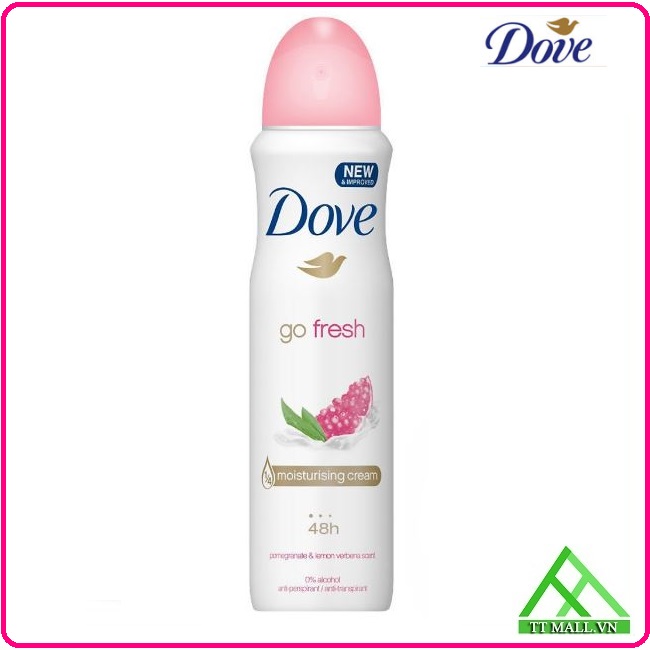 Xịt ngăn mùi dove go fresh hương lựu 150ml